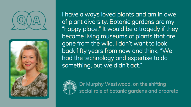 Q+A on the Shifting Social Role of Botanic Gardens and Arboreta